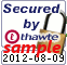 Thawte安全网站认证签章